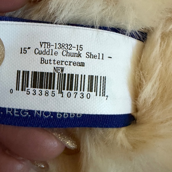 NWT Vermont Teddy Bear 15" Cuddle Chunk Buttercream Color - Picture 15 of 16